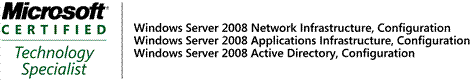 Microsoft Zertifikat MCTS